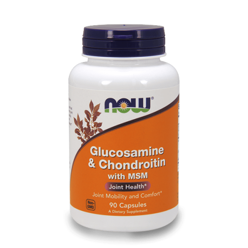NOW Glucosamine, Chondroitin plus MSM 90 капсули