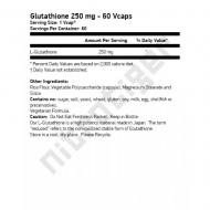 NOW Glutathione 250 мг 60 растителни капсули