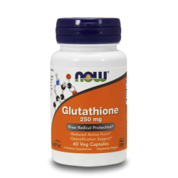 NOW Glutathione 250 мг 60 растителни капсули