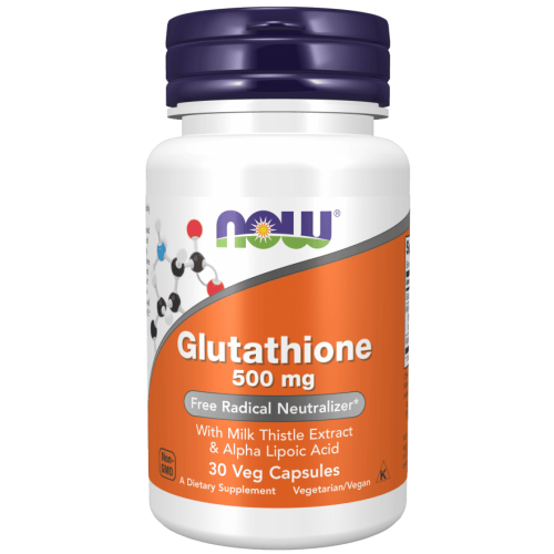 NOW Glutathione 500 мг 30 растителни капсули