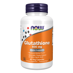 NOW Glutathione 500 мг 60 растителни капсули