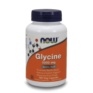 Now Glycine 1000 мг 100 растителни капсули