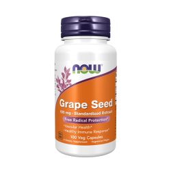 Now Grape Seed 100мг 100 вегетариански капсули 