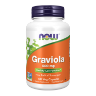 NOW Graviola 500 мг 100 растителни капсули 