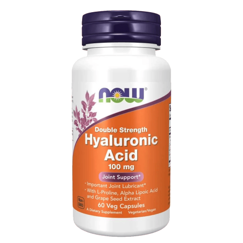 NOW Hyaluronic Acid 100 мг 60 растителни капсули