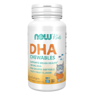 NOW Kids Chewable DHA 60 меки капсули