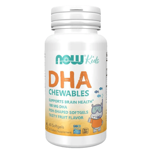 NOW Kids Chewable DHA 60 меки капсули