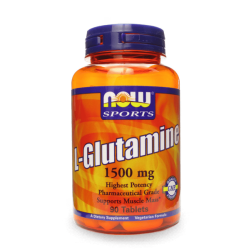 NOW L-Glutamine 1500 мг 90 таблетки