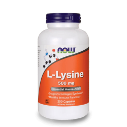 NOW L-Lysine 500 мг 250 капсули