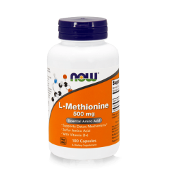 NOW L-Methionine 500 мг 100 капсули
