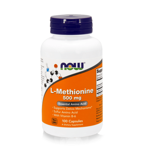 NOW L-Methionine 500 мг 100 капсули