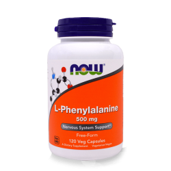 NOW L-Phenylalanine 500 мг 120 капсули