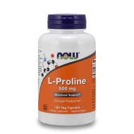 NOW L-Proline 500 мг 120 капсули
