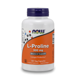 NOW L-Proline 500 мг 120 капсули