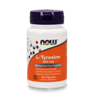 Now L-Tyrosine 500 мг 60 капсули