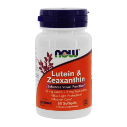 NOW Lutein & Zeaxanthin (Lutemax 2020) 60 меки капсули