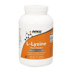 NOW L-Lysine Powder 454 гр