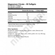 Now Magnesium Citrate 90 софтгел капсули