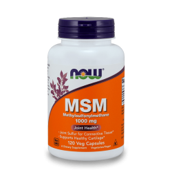 NOW MSM 1000 мг 120 капсули