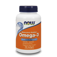 NOW Omega 3 1000 мг 100 дражета