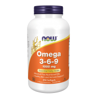NOW Omega 3-6-9 1000 мг 250 дражета