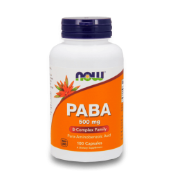 NOW PABA 500 мг 100 капсули