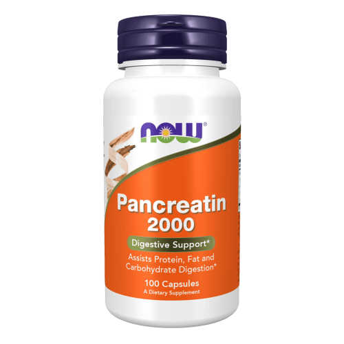 NOW Pancreatin 2000 100 капсули