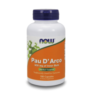 NOW Pau D Arco 500 мг 100 капсули