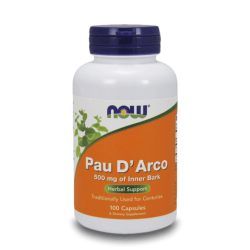 NOW Pau D Arco 500 мг 100 капсули