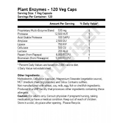 NOW Plant Enzymes 120 растителни капсули