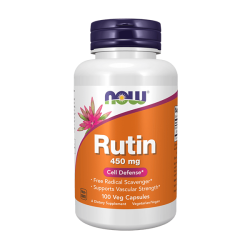 Now Rutin 450мг 100 веган капсули 