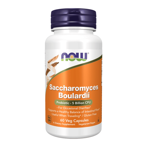 NOW Saccharomyces Boulardii 60 растителни капсули