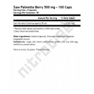 NOW Saw Palmetto Berries 550 мг 100 растителни капсули