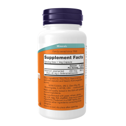 NOW Selenium 200 мкг 90 растителни капсули