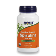 NOW Spirulina 500 мг 100 таблетки 