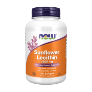 NOW Sunflower Lecithin 1200 мг 100 меки капсули