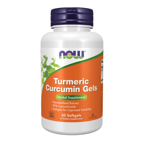 NOW Turmeric Curcumin Gels 60 дражета