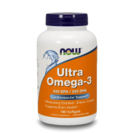 NOW Ultra Omega 3 180 меки капсули