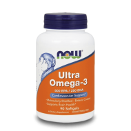 NOW Ultra Omega 3 90 меки капсули