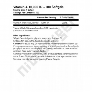 NOW Vitamin A (10 000 IU) 100 меки капсули