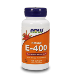 NOW Vitamin E-400 100 меки капсули