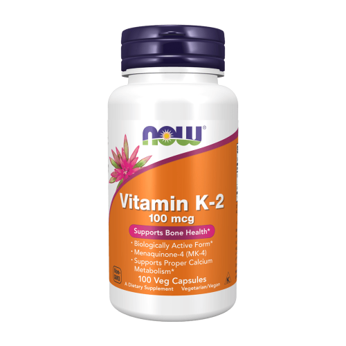NOW Vitamin K-2 100 мкг 100 растителни капсули