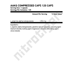 NUTREND AAKG Compressed Caps 120 капсули