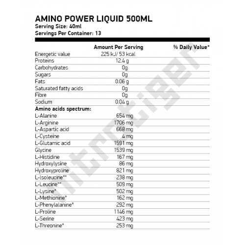 NUTREND Amino Power Liquid 500 мл