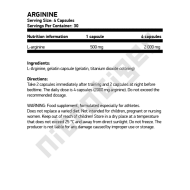 NUTREND Arginine 120 капсули