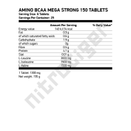 NUTREND BCAA 2:1:1 Tabs 150 таблетки