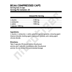 NUTREND BCAA Compressed капсули 120 капсули