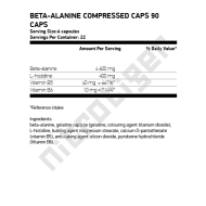 NUTREND Beta-Alanine Compressed Caps 90 капсули