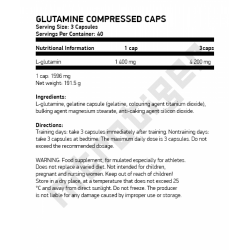 NUTREND Glutamine Compressed Caps 120 капсули