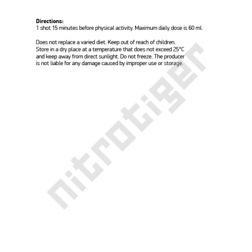 NUTREND N1 Shot 20 шота x 60 мл